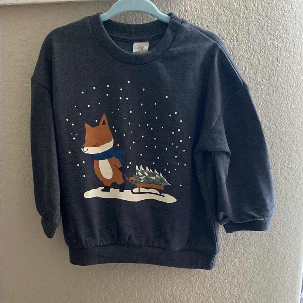 Cute Fox Graphic Sweatshirt